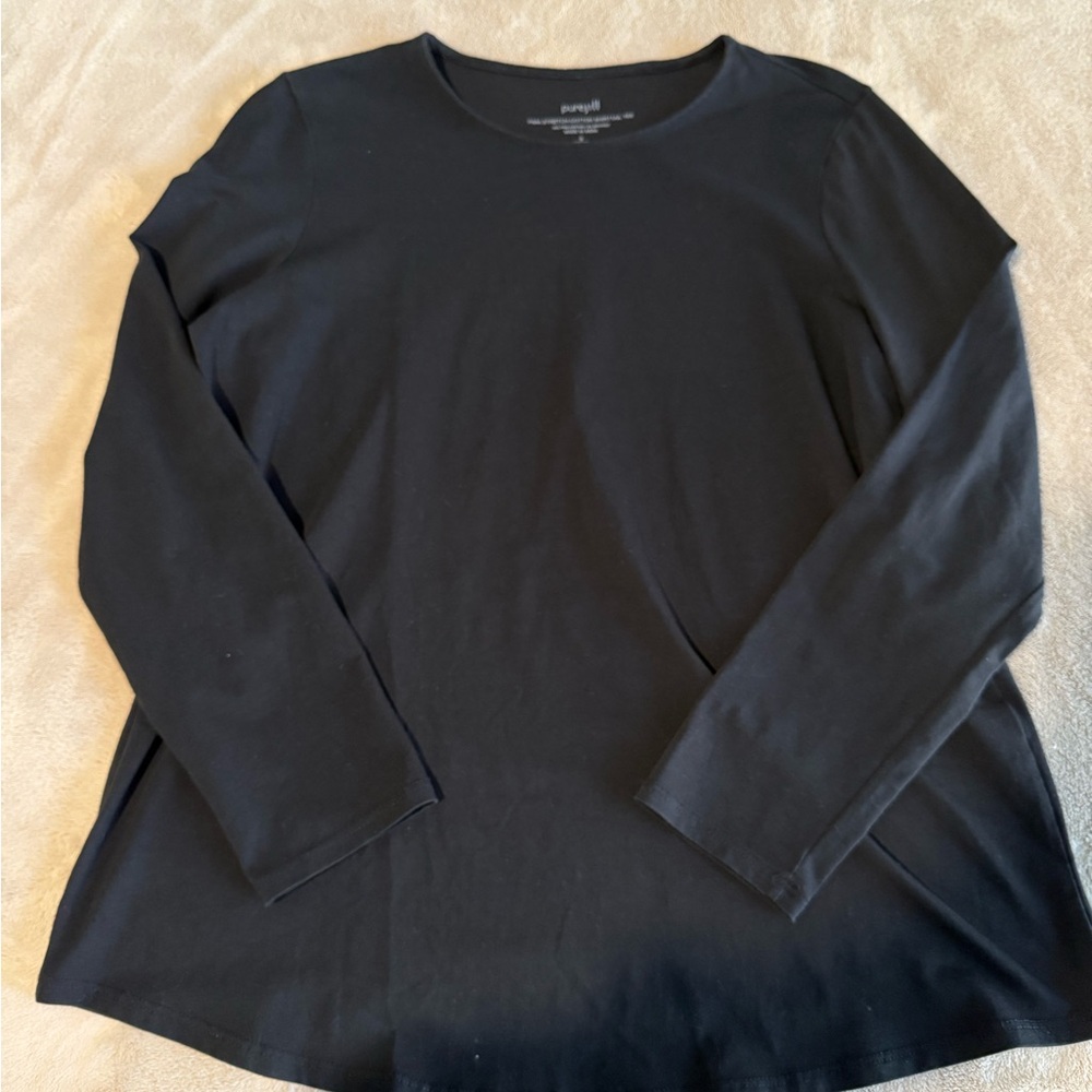 J. Jill black top like new